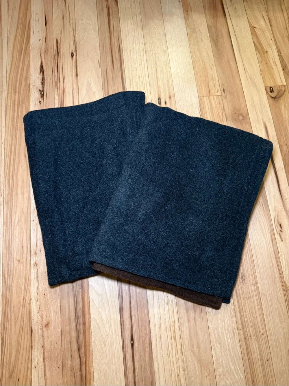 Ralph Lauren Home Wool Alpaca Brown Grey Standard Pillow Shams (Set of 2)